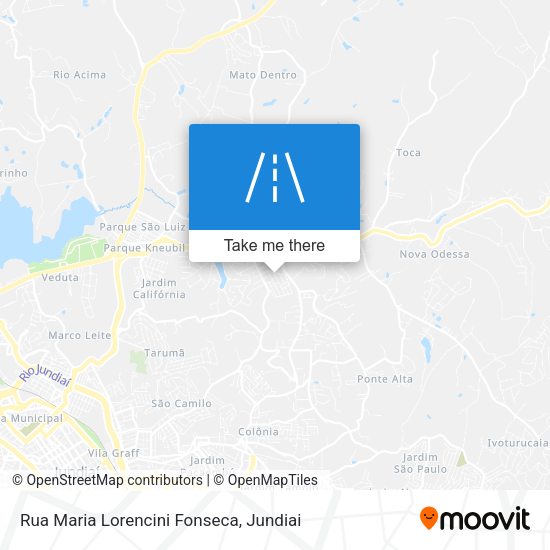 Rua Maria Lorencini Fonseca map