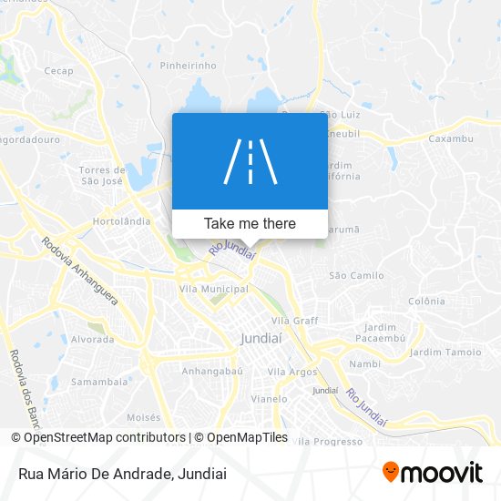 Mapa Rua Mário De Andrade