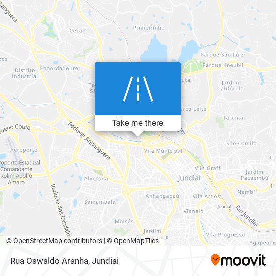 Rua Oswaldo Aranha map