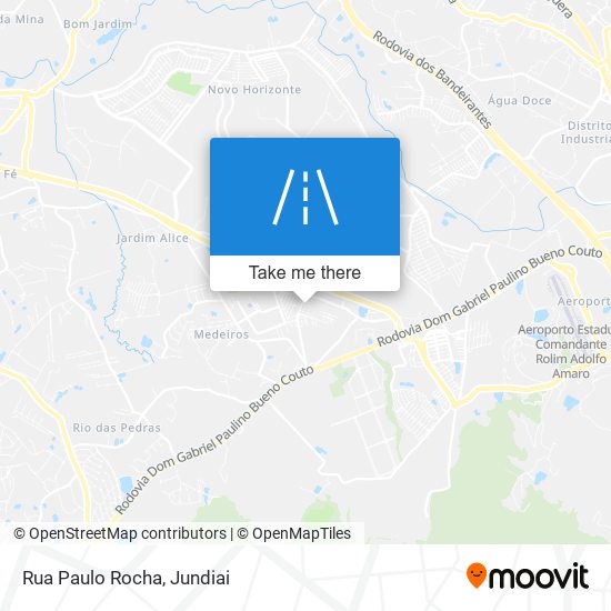 Mapa Rua Paulo Rocha