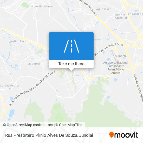 Mapa Rua Presbítero Plínio Alves De Souza