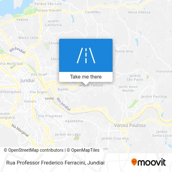 Rua Professor Frederico Ferracini map