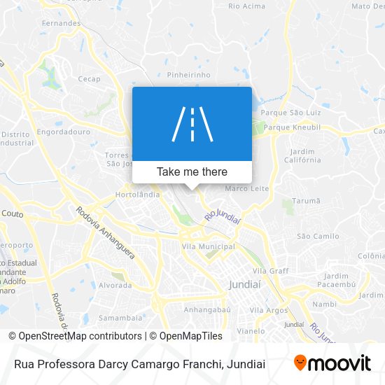 Rua Professora Darcy Camargo Franchi map