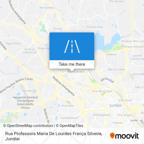 Rua Professora Maria De Lourdes França Silveira map