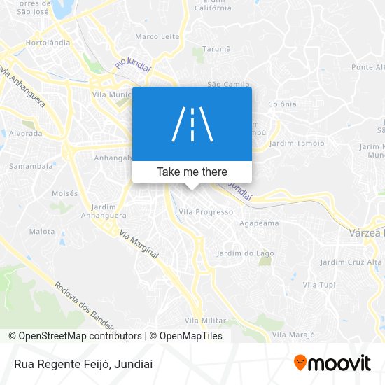 Rua Regente Feijó map