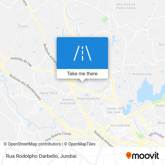 Rua Rodolpho Darbello map