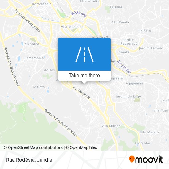Rua Rodésia map