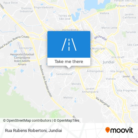 Mapa Rua Rubens Robertoni