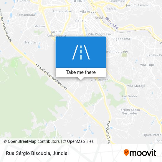 Rua Sérgio Biscuola map
