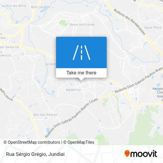 Rua Sérgio Grégio map