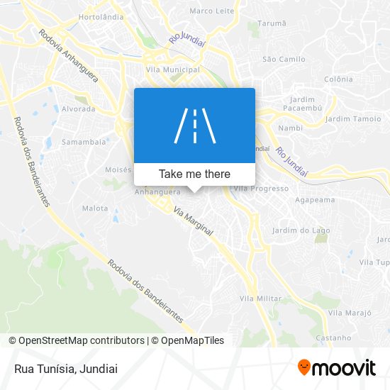 Rua Tunísia map