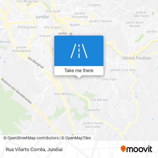 Mapa Rua Vilarto Corrêa