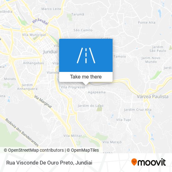 Mapa Rua Visconde De Ouro Preto