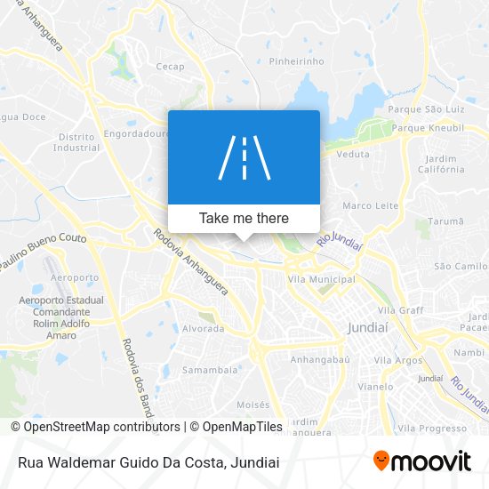 Rua Waldemar Guido Da Costa map