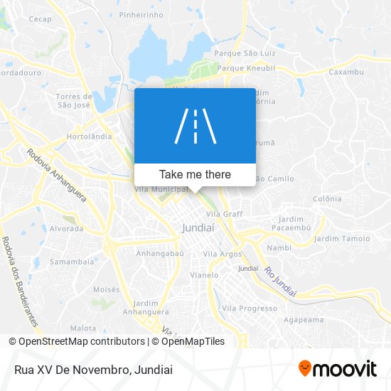 Mapa Rua XV De Novembro