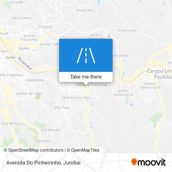 Avenida Do Pinheirinho map