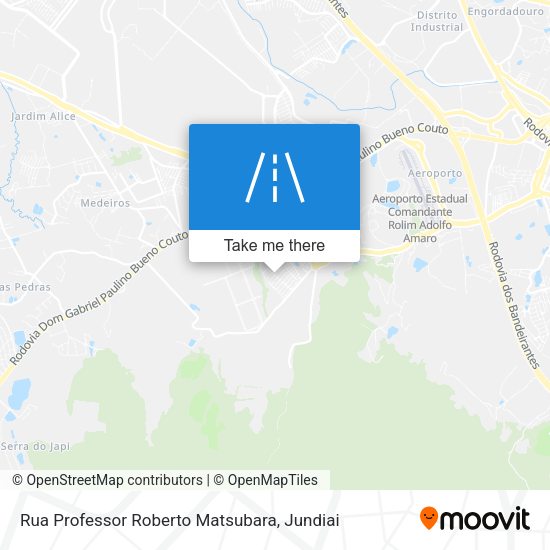 Rua Professor Roberto Matsubara map