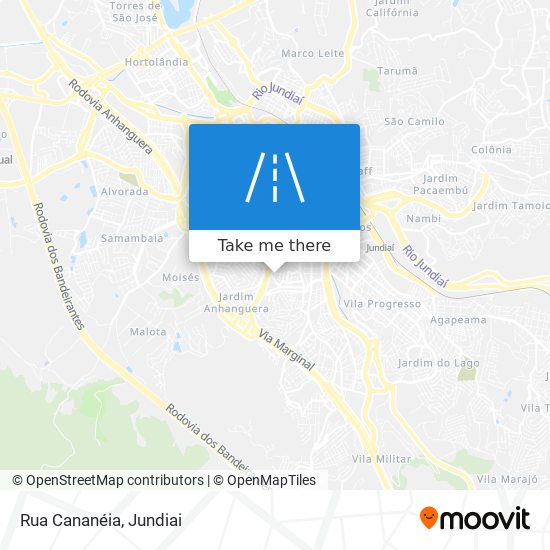 Rua Cananéia map