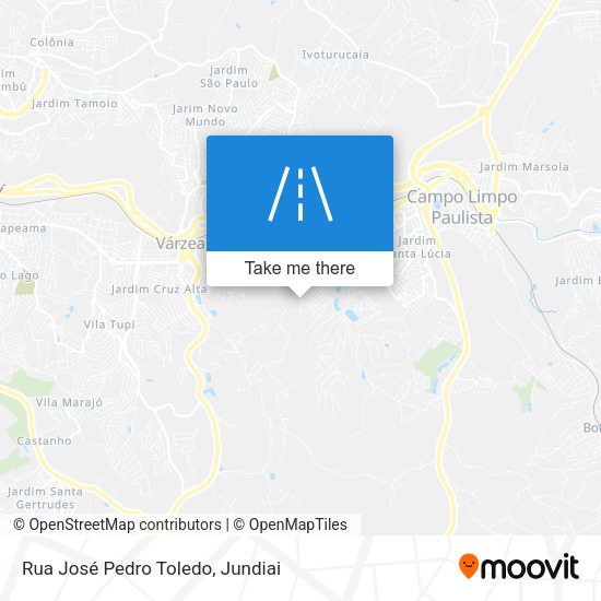 Rua José Pedro Toledo map