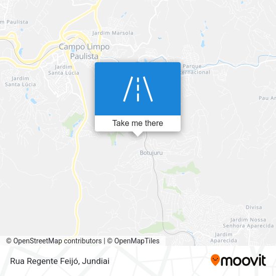 Rua Regente Feijó map