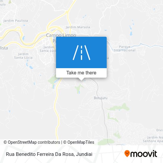 Rua Benedito Ferreira Da Rosa map
