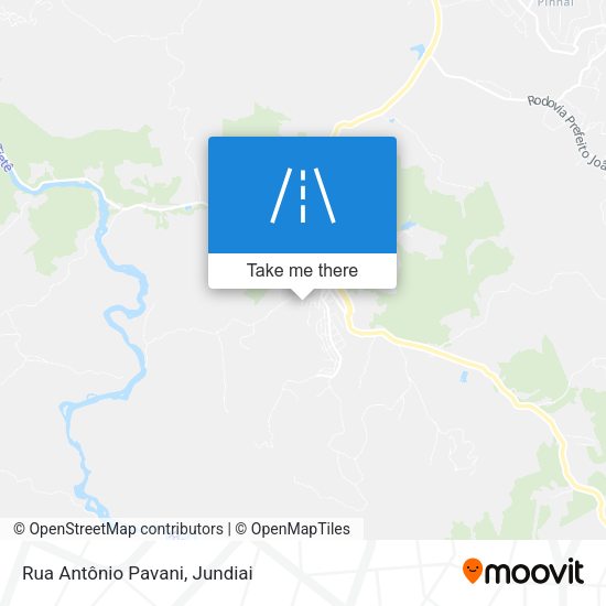 Rua Antônio Pavani map