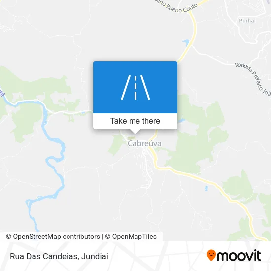 Rua Das Candeias map