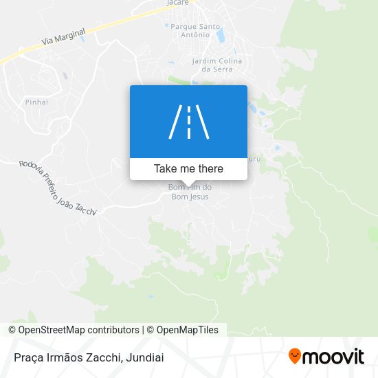 Praça Irmãos Zacchi map
