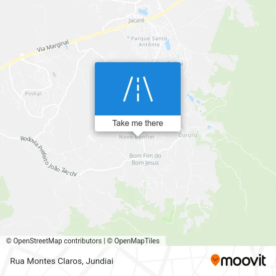 Rua Montes Claros map