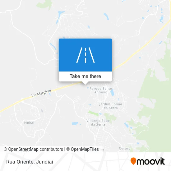 Rua Oriente map