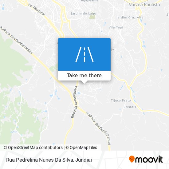 Mapa Rua Pedrelina Nunes Da Silva