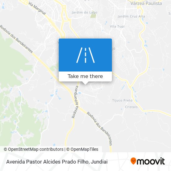 Avenida Pastor Alcides Prado Filho map