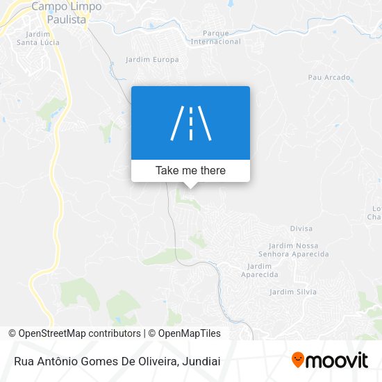 Rua Antônio Gomes De Oliveira map