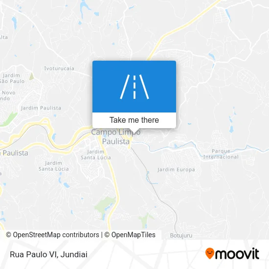 Rua Paulo VI map