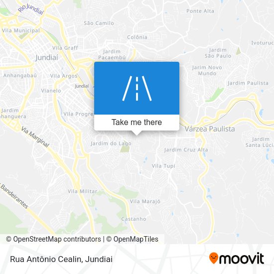 Rua Antônio Cealin map