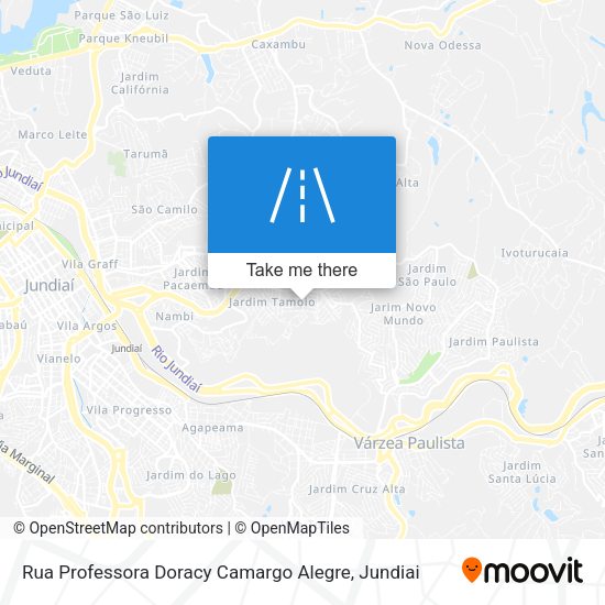 Rua Professora Doracy Camargo Alegre map