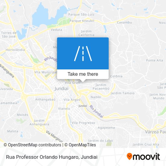 Rua Professor Orlando Hungaro map