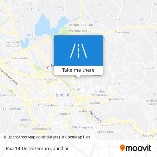 Mapa Rua 14 De Dezembro