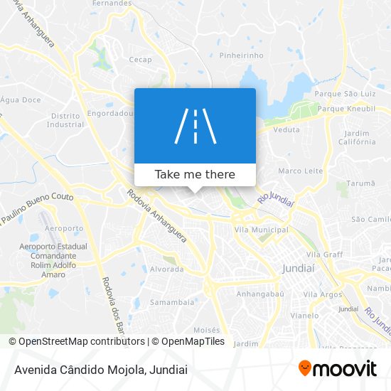 Avenida Cândido Mojola map