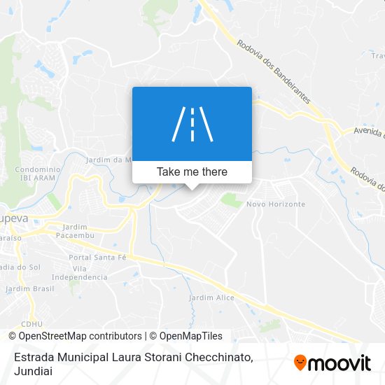 Estrada Municipal Laura Storani Checchinato map