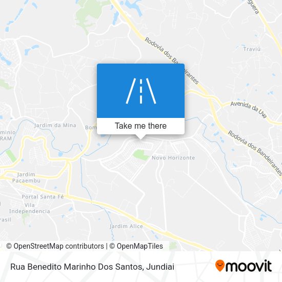 Rua Benedito Marinho Dos Santos map