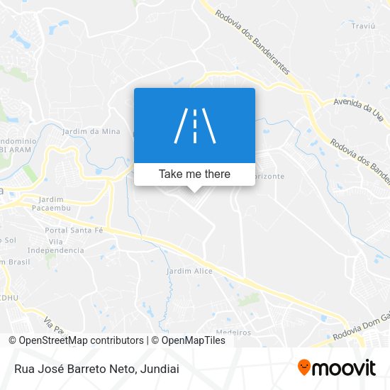 Rua José Barreto Neto map