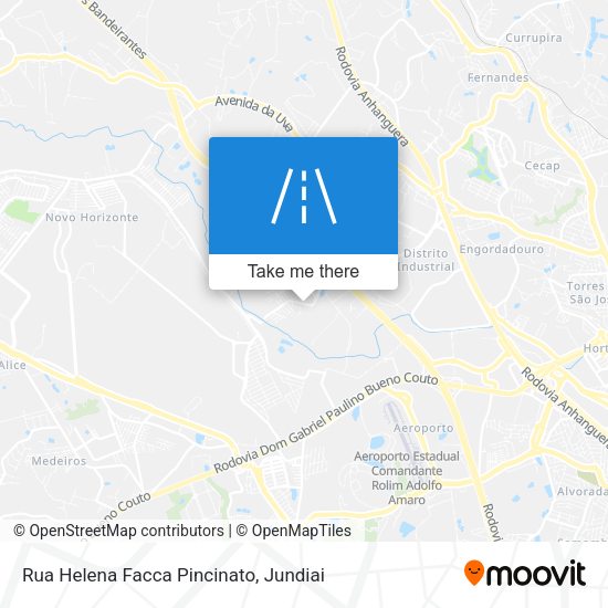 Rua Helena Facca Pincinato map