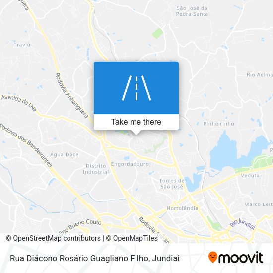 Rua Diácono Rosário Guagliano Filho map