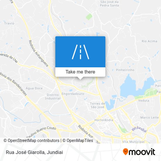 Rua José Giarolla map