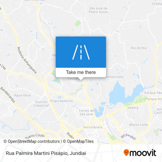 Rua Palmira Martini Pisápio map