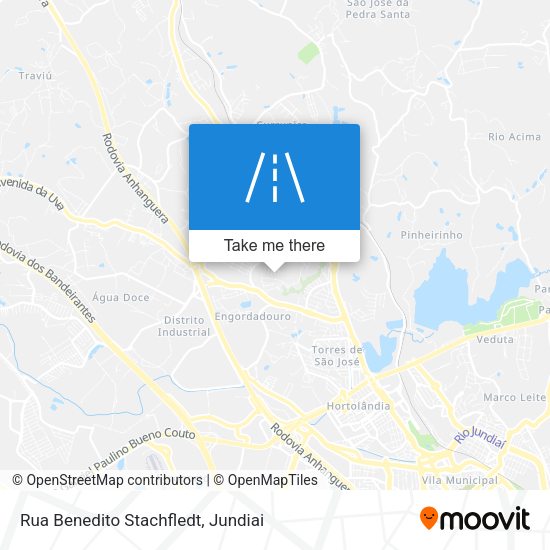 Rua Benedito Stachfledt map