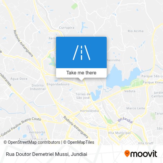 Rua Doutor Demetriel Mussi map