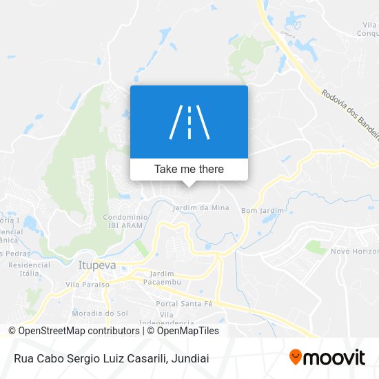Rua Cabo Sergio Luiz Casarili map