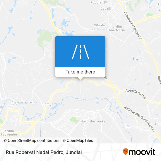 Rua Roberval Nadal Pedro map